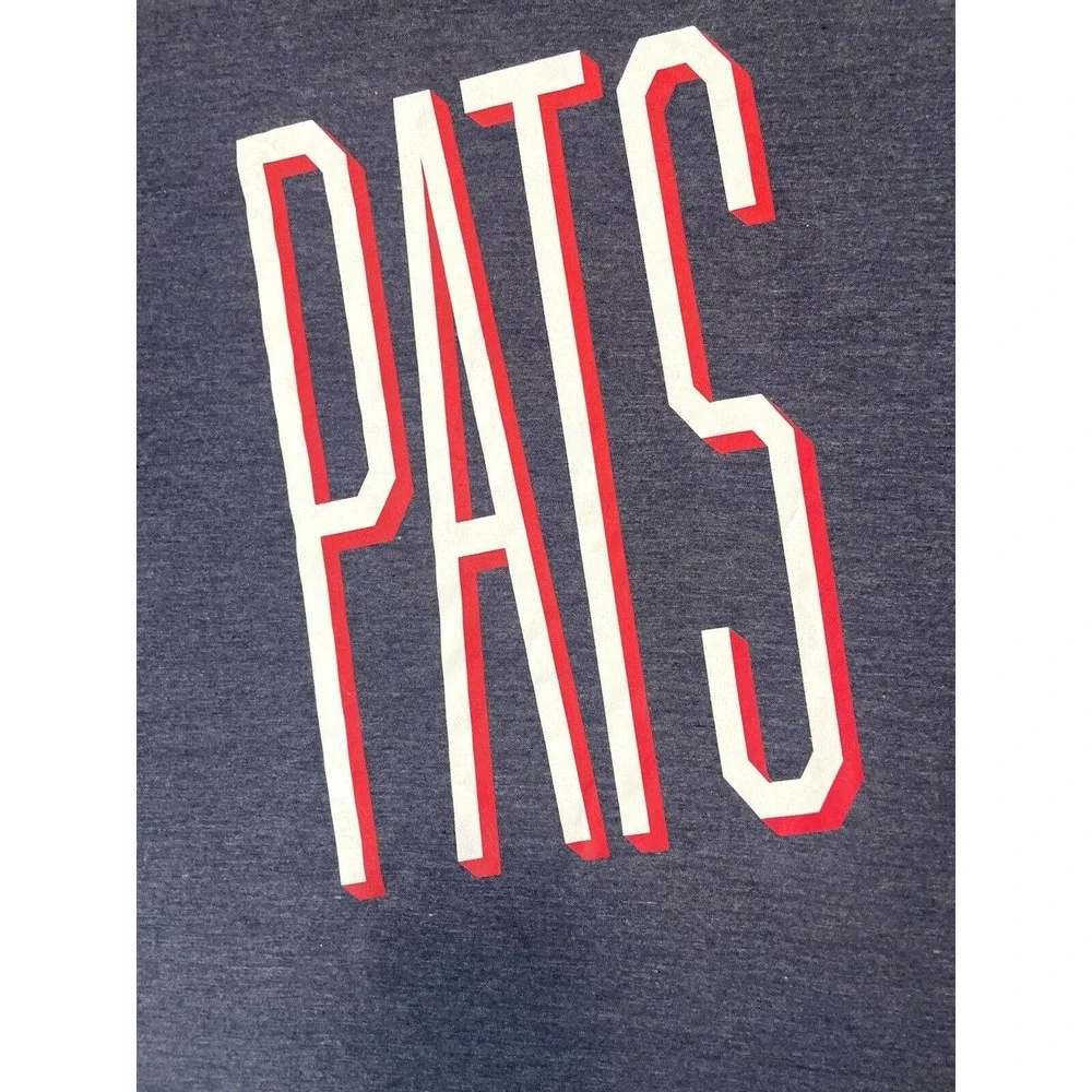 NIKE NEW ENGLAND PATRIOTS WOMENS T- SHIRT SZ MEDIUM NFL ATHLETIC LONG SLEEVE - Picture 6 of 8